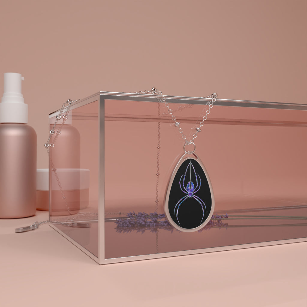 Spider Glass Necklace