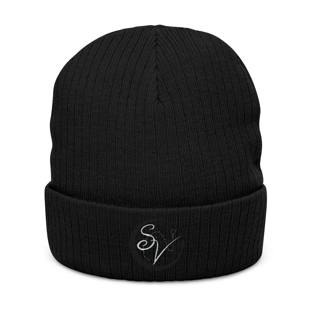 Ribbed Knit Beanie (Embroidery)