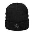 Ribbed Knit Beanie (Embroidery)