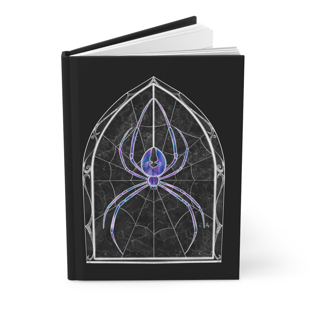 Webbed Window Hardcover Journal