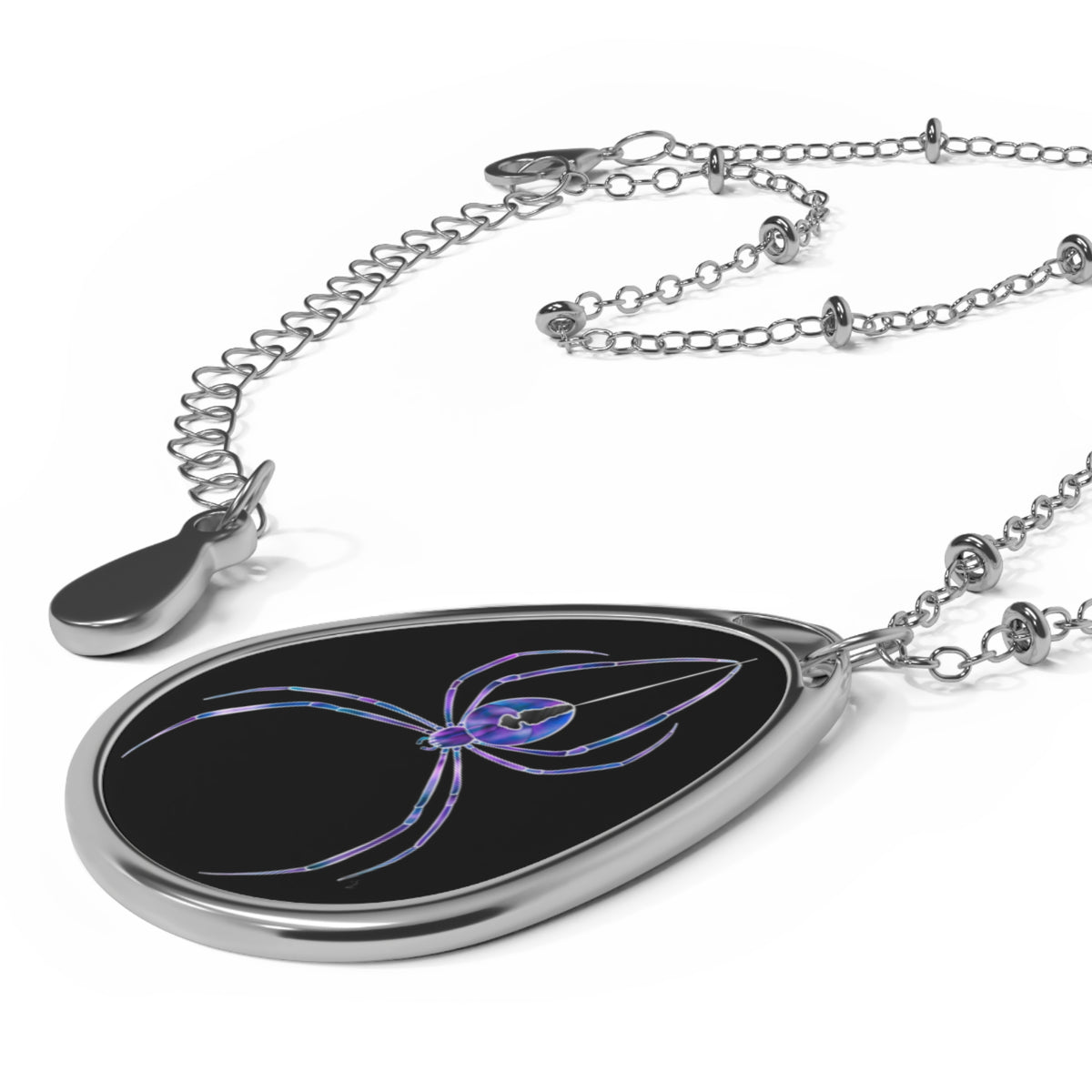Spider Glass Necklace
